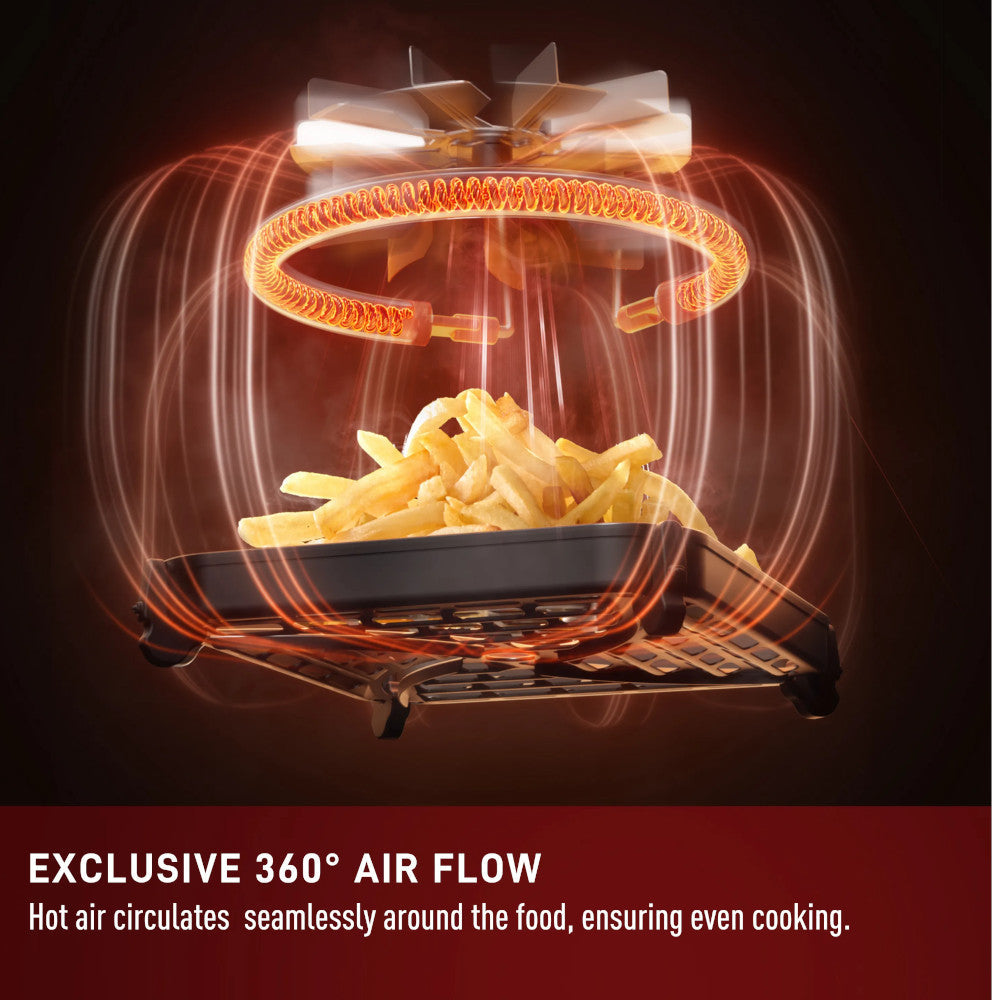 T-FAL EY815AU0 Infrared Air Fryer 7-in-1 5L/5.3QT - Blemished package with full warranty