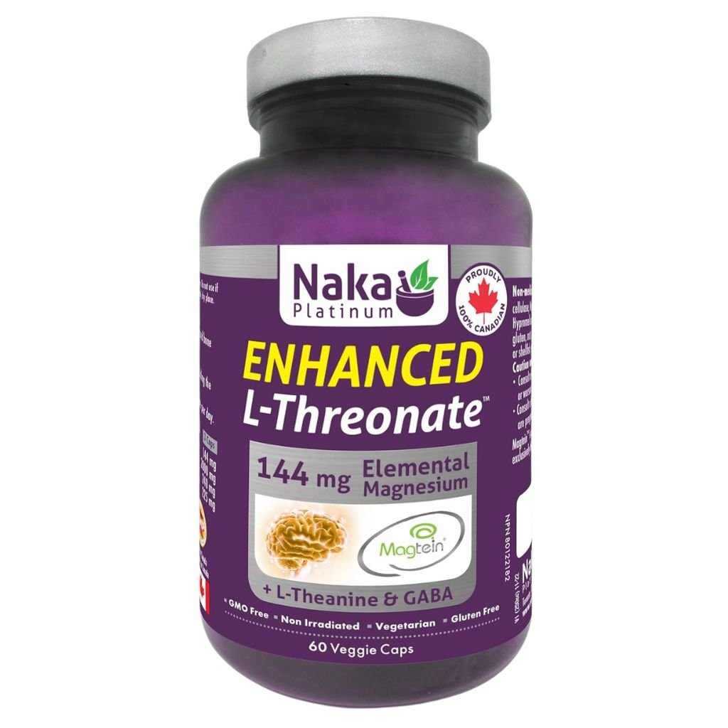 Naka Platinum ENHANCED L-THREONATE, 60 VCaps
