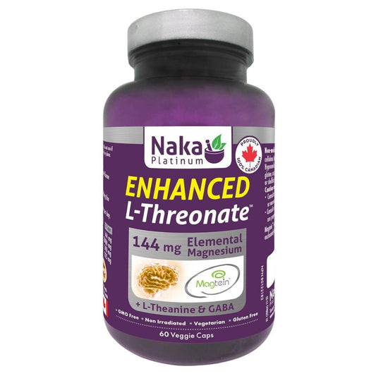Naka Platinum ENHANCED L-THREONATE, 60 VCaps