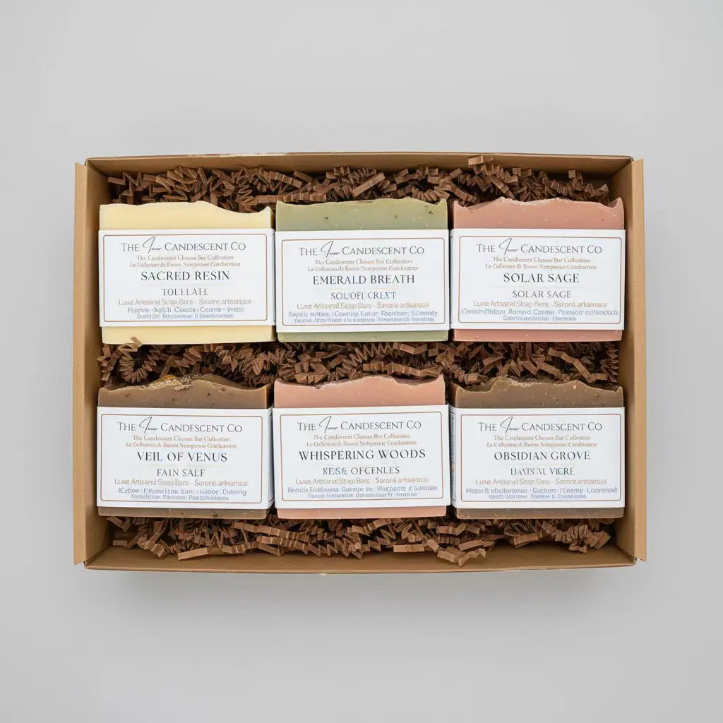 Savon artisanal Obsidian Grove – Cèdre, patchouli et anis