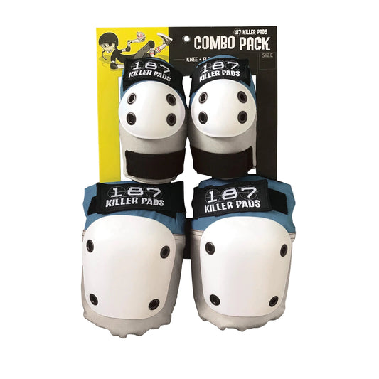 187 Killer Pads 'Combo Pack' Protective Gear - Stone Khaki