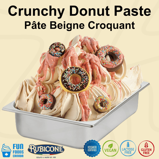 Pâte à Beigne Croustillante - Pâtes Glaces - Seau de 3 KG - Rubicone Canada - Expédition gratuite au Canada pour les commandes de plus de 199 $ CA