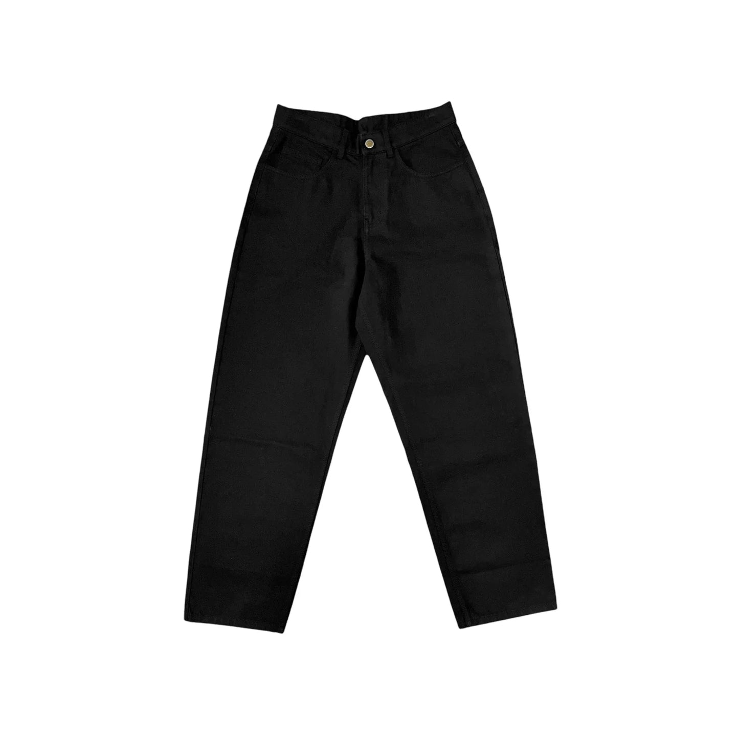Frosted 'Wavy' Baggy Jeans - Black