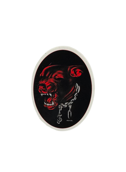 Shake Junt 'Mad Dog' Sticker - Red