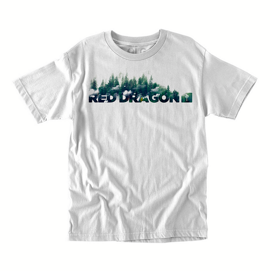 Red Dragon 'Nature Valley' Tee - White
