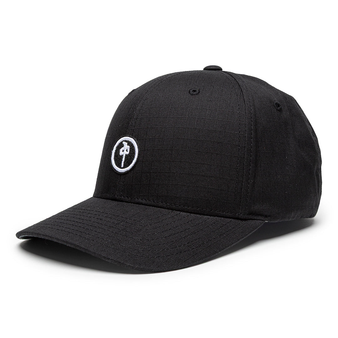 Red Dragon 'Ripstop Chung' Flexfit Cap - Black/White