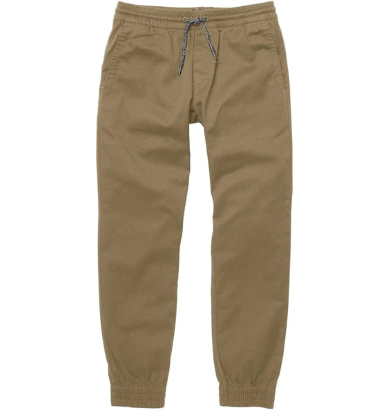 Volcom 'Frickin' Jogger Pants - Beige (KIDS)