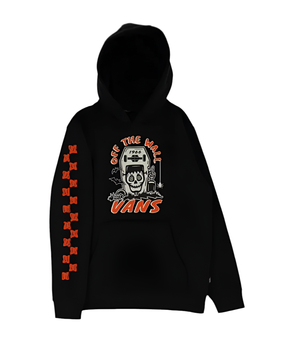 Vans 'Sk8 Skull' Hoodie - Black (KIDS)