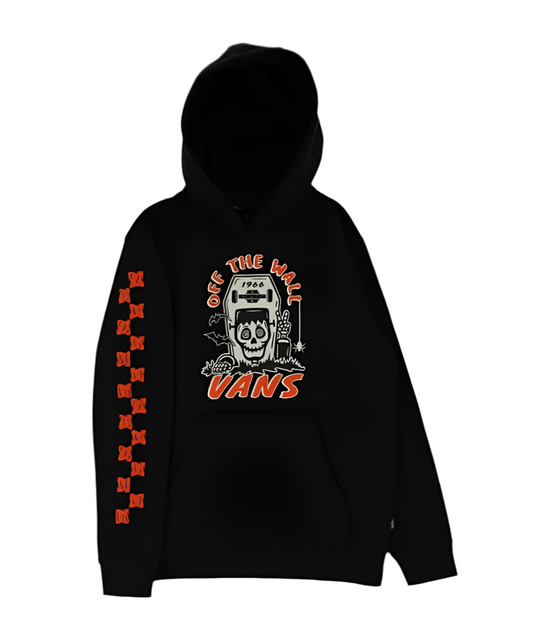 Vans 'Sk8 Skull' Hoodie - Black (KIDS)
