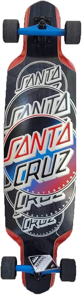 Santa Cruz  'Contra Eclipse' Complete Longboard - Black SCRATCHED