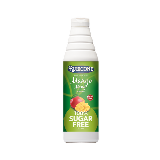 Garniture à la mangue sans sucre - Bouteille compressible de 1 kg - Rubicone Canada - Livraison gratuite au Canada pour les commandes de plus de 199 CAD