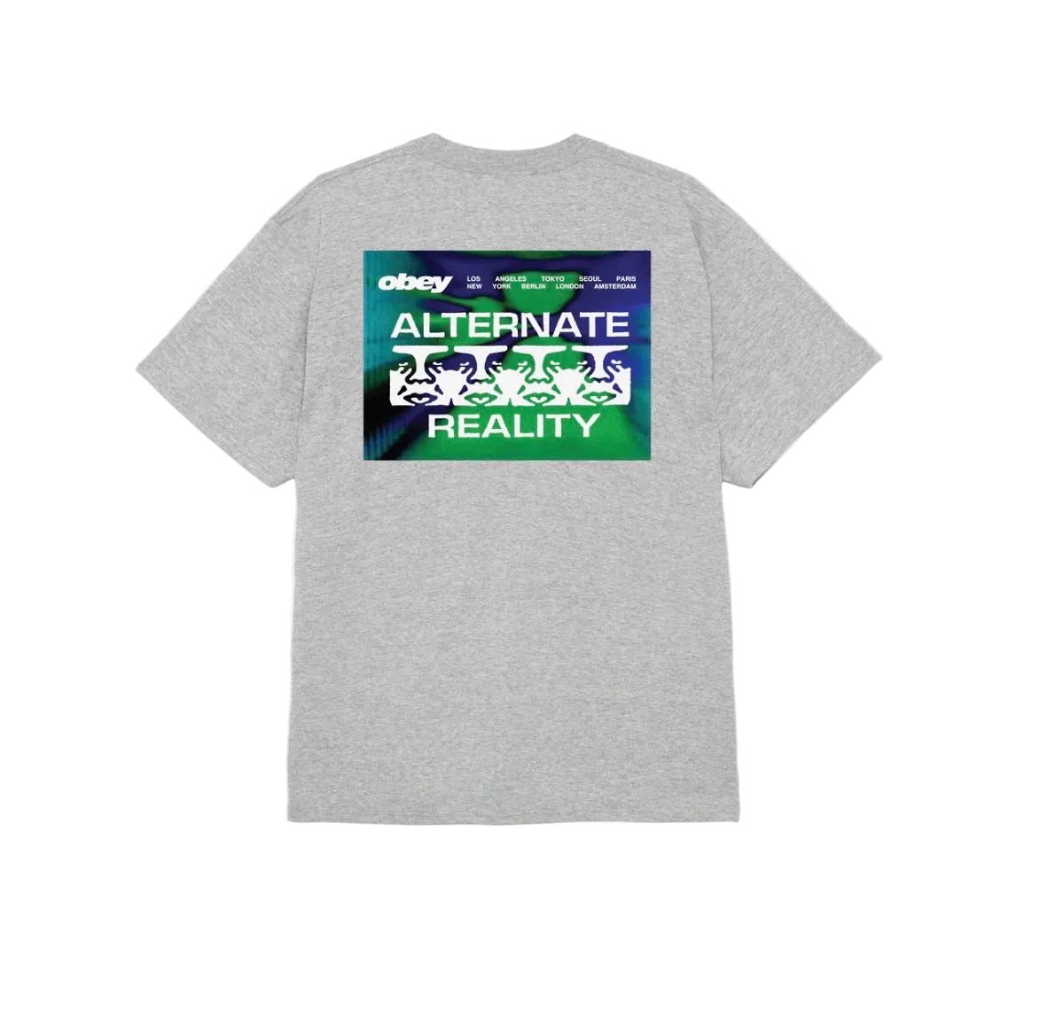 Obey 'Alternative Reality' Tee - Heather Grey