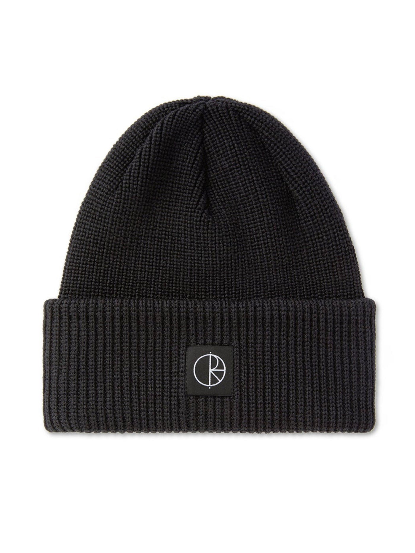 Polar Skate Co. 'Double Fold' Merino Beanie - Black
