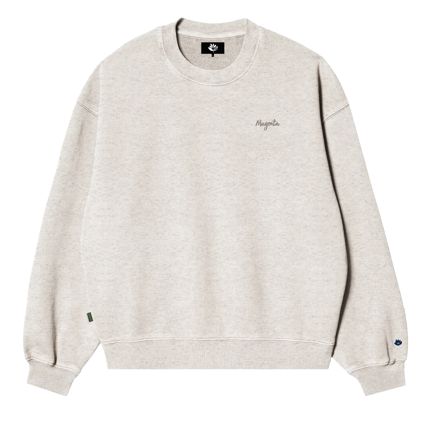 Magenta 'Script' Sweatshirt - Ash