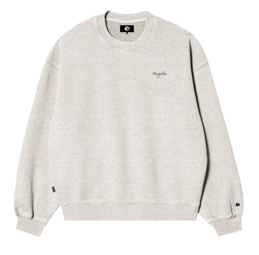 Magenta 'Script' Sweatshirt - Ash