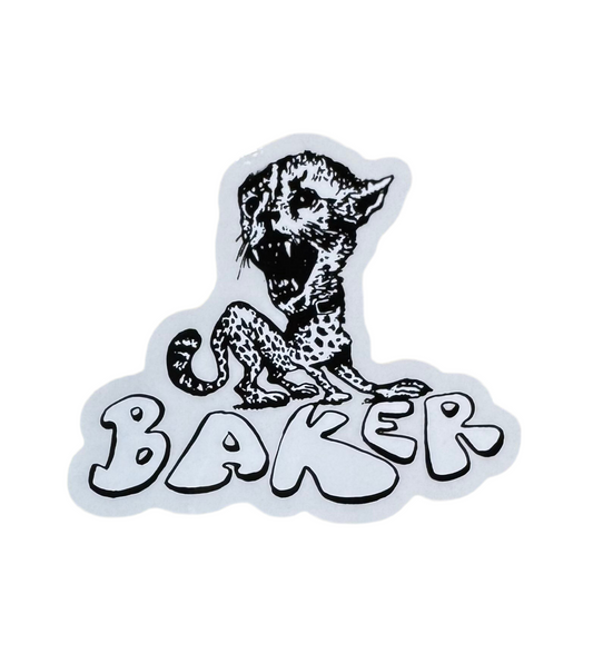Baker 'Cheetah' Sticker - Black