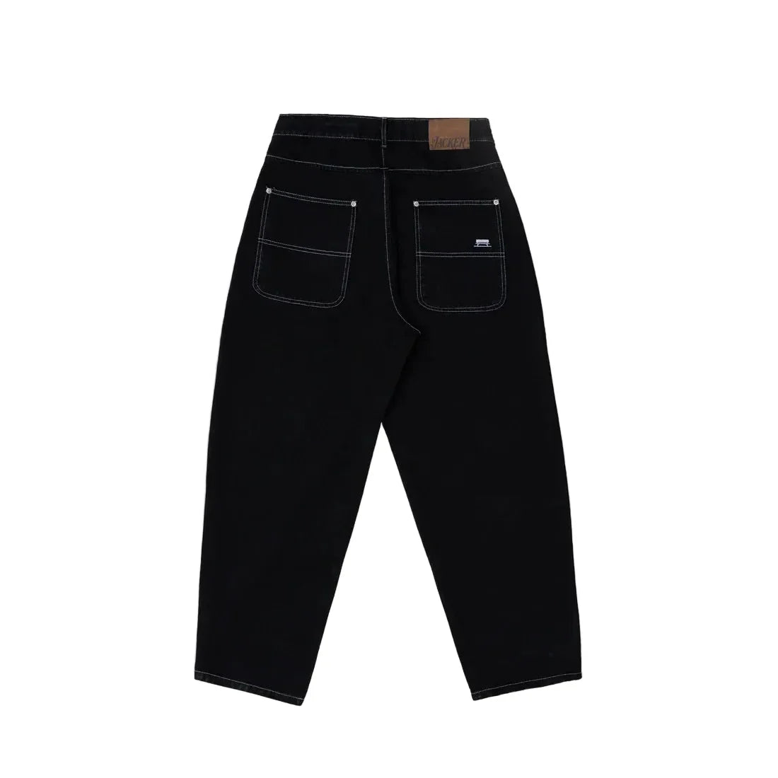 Jacker 'Classic' Denim Baggy Pants - Black