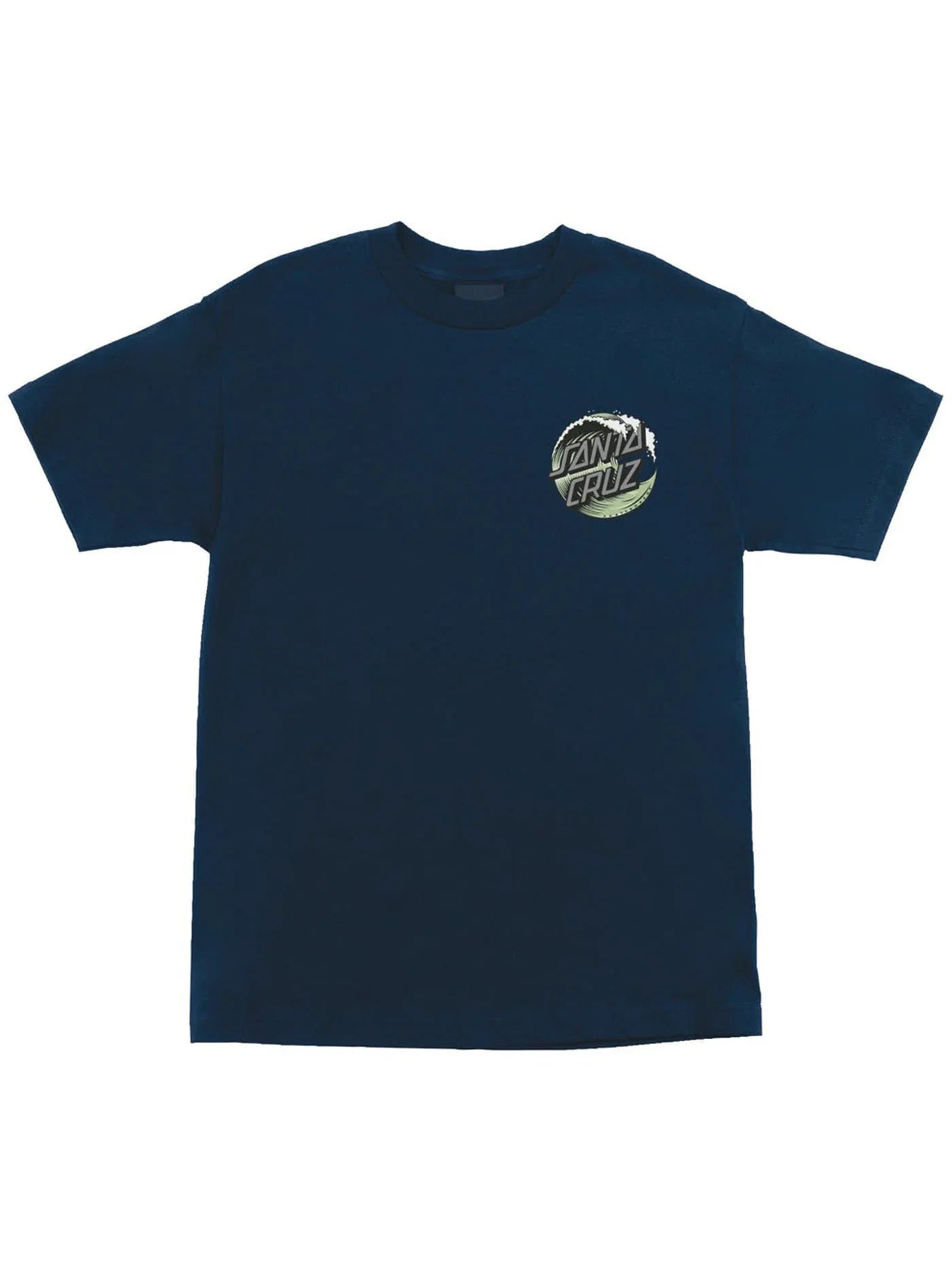 Santa Cruz 'Wave Dot' Tee - Navy