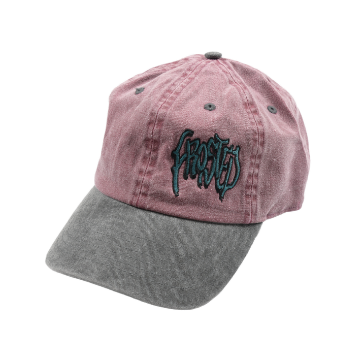Frosted Skateboards 'Washed' Cap - Red/Black