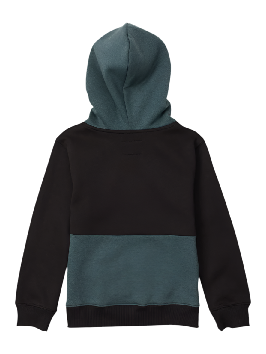 Volcom 'Forzee' Hoodie - Black/Teal (KIDS)