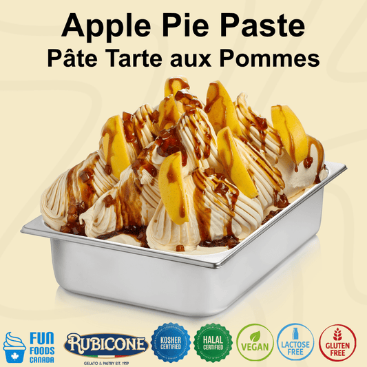 Pâte Tarte aux Pommes - Pâtes Glaces - Seau de 3 KG - Rubicone Canada - Expédition gratuite au Canada pour les commandes de plus de 199 CAD