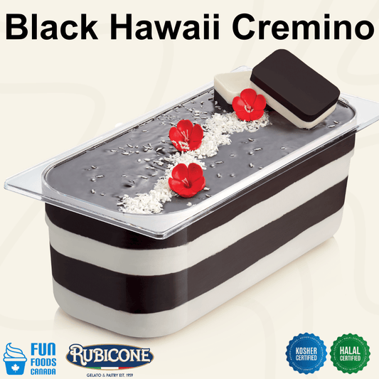 Crème à tartiner Black Hawaii - Cremino Black Hawaii - Seau de 5 kg - Rubicone Canada - Livraison gratuite au Canada pour les commandes de plus de 199 CAD