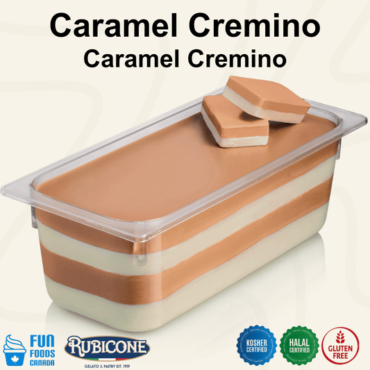 Crème Caramel à Tartiner - Crèmeux Caramel - Seau de 5 KG - Rubicone Canada - Livraison Gratuite au Canada pour les Commandes de Plus de 199 CAD