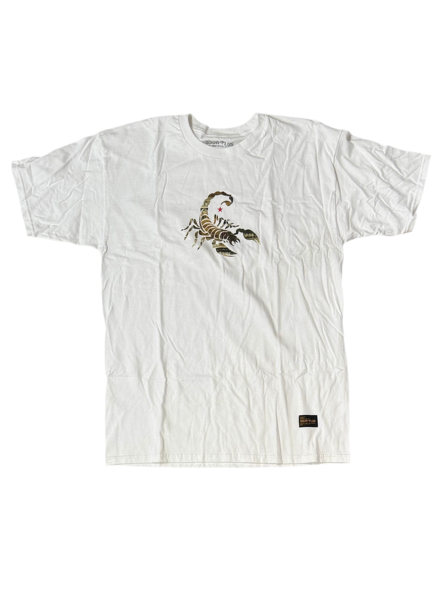 SSUR 'Scorpion' Tee - White/Camo