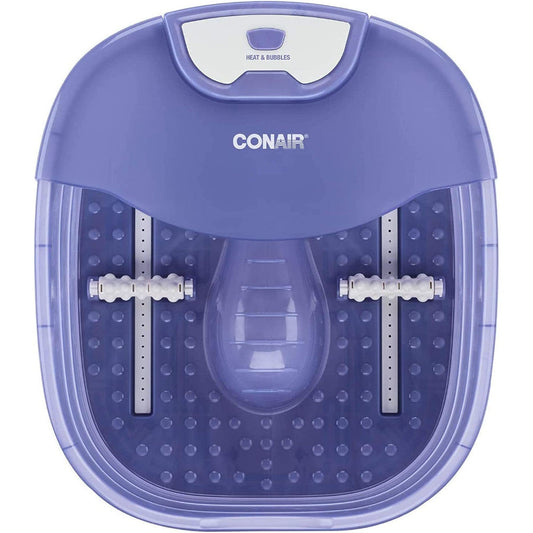 CONAIR Heat Sense Foot And Pedicure Spa With Heated Bubble Massage - FB90C