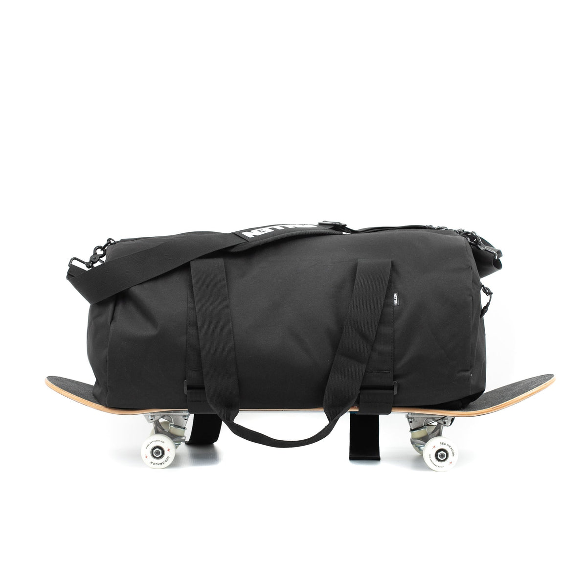 Fallen 'Utility' Small Duffle Bag - Black/White