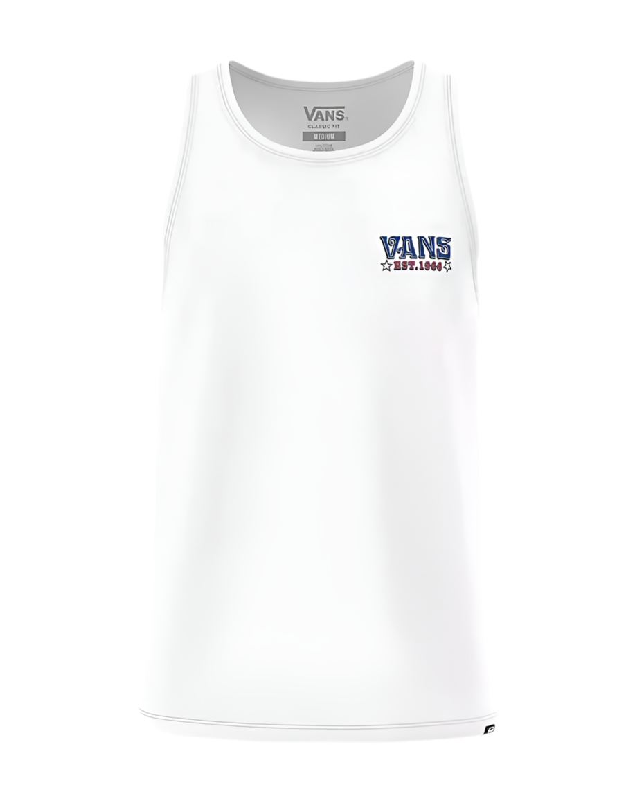 Vans 'Seasonal Skull' Tank Top - White
