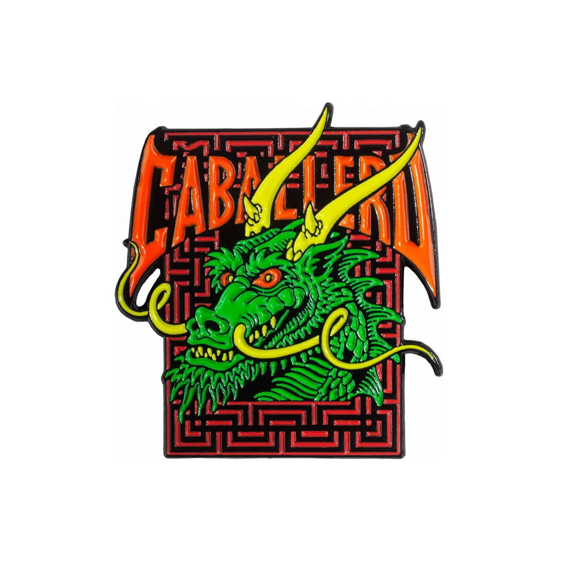 Powell Peralta 'Cab Street Dragon' Pin - Green