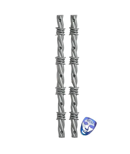 Opera 'Barbwire' Rails - Silver