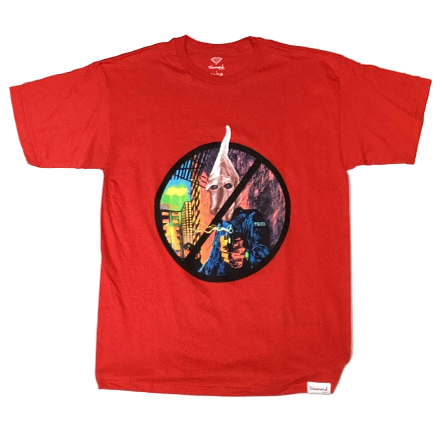 Diamond Supply Co. 'No Cops' Tee - Red