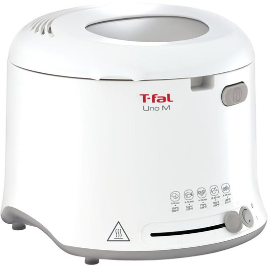 T-FAL Uno Compact White Deep Fryer - Blemished package with full warranty - FF123151