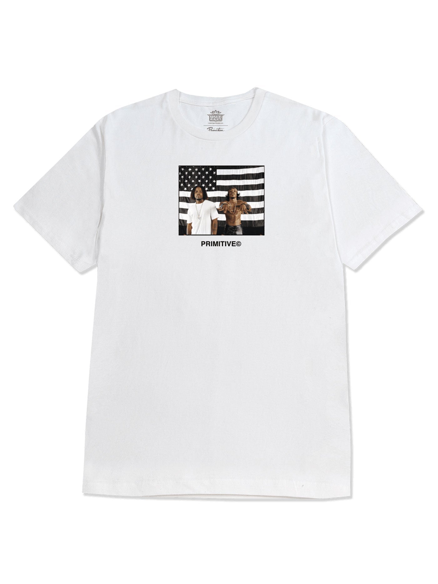 Primitive x Outkast 'Stripes' Tee - White
