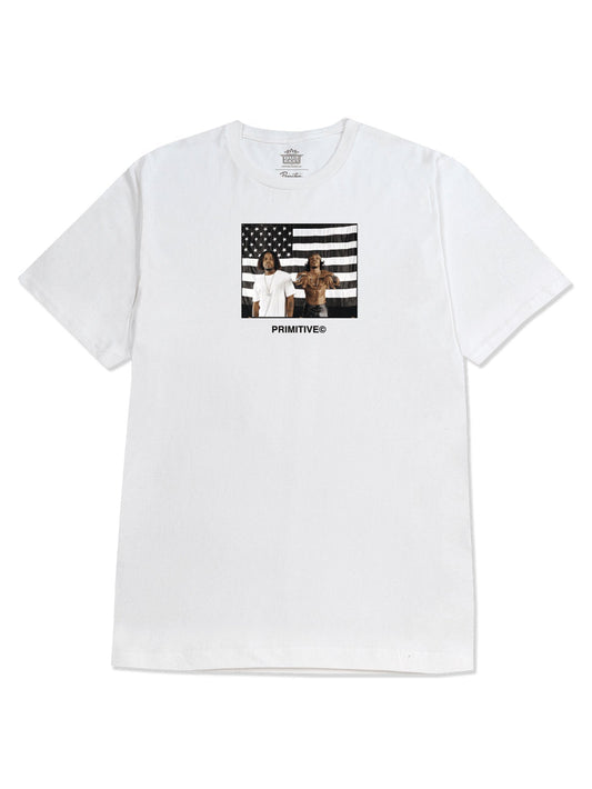 Primitive x Outkast 'Stripes' Tee - White