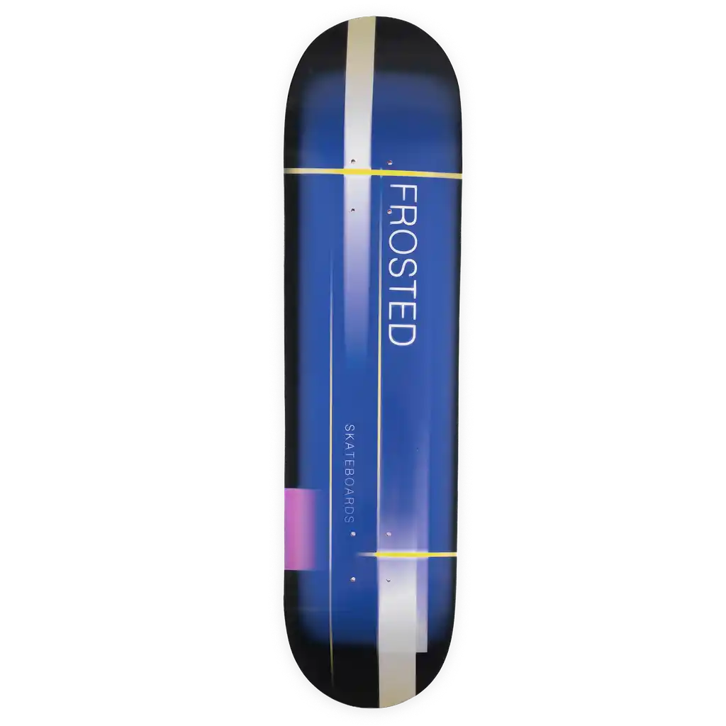 Frosted Skateboards 'VHS' Skateboard Decks - Black/Purple