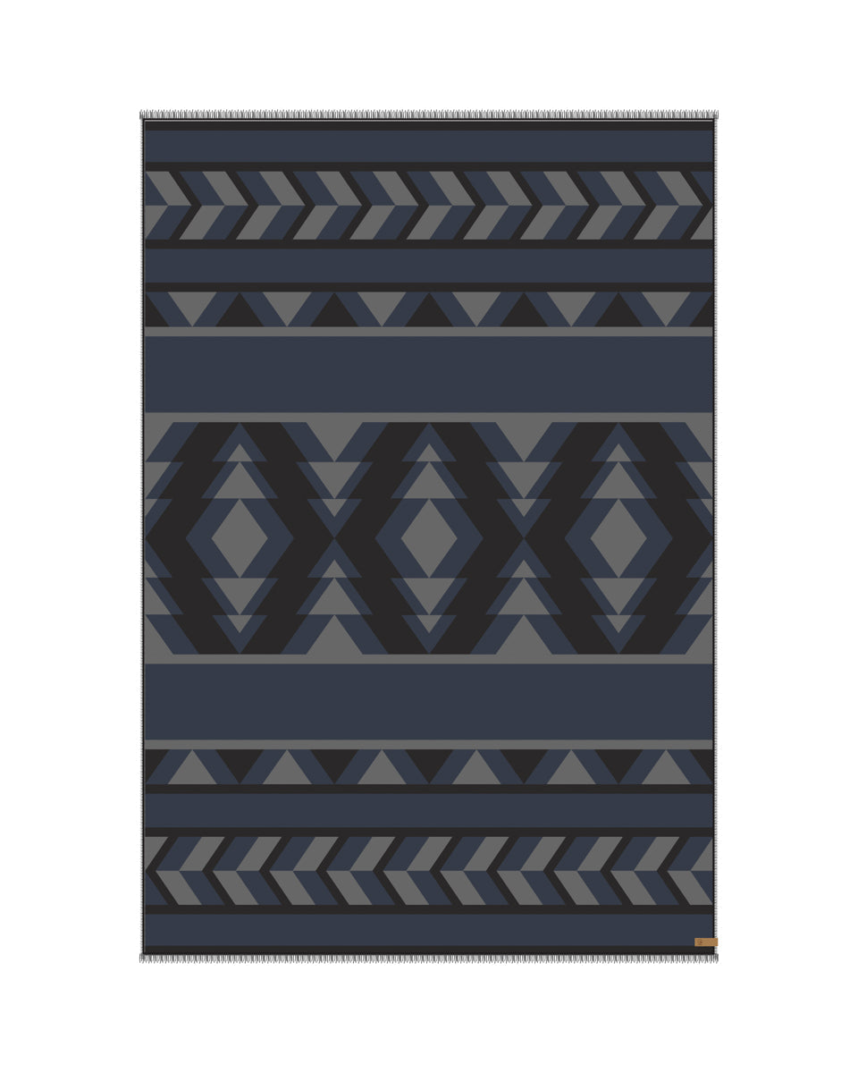 Cotton Geo Blanket Scarf