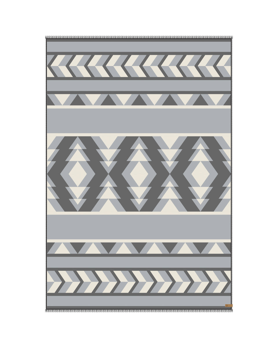 Cotton Geo Blanket Scarf