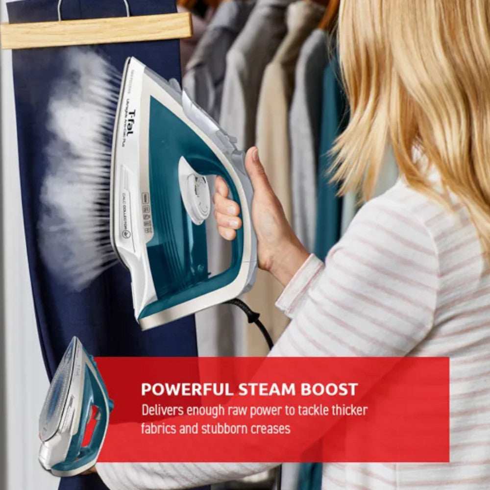 T-FAL Ultraglide Plus with Anticalc Steam Iron - Blemished package with full warranty - FV5877