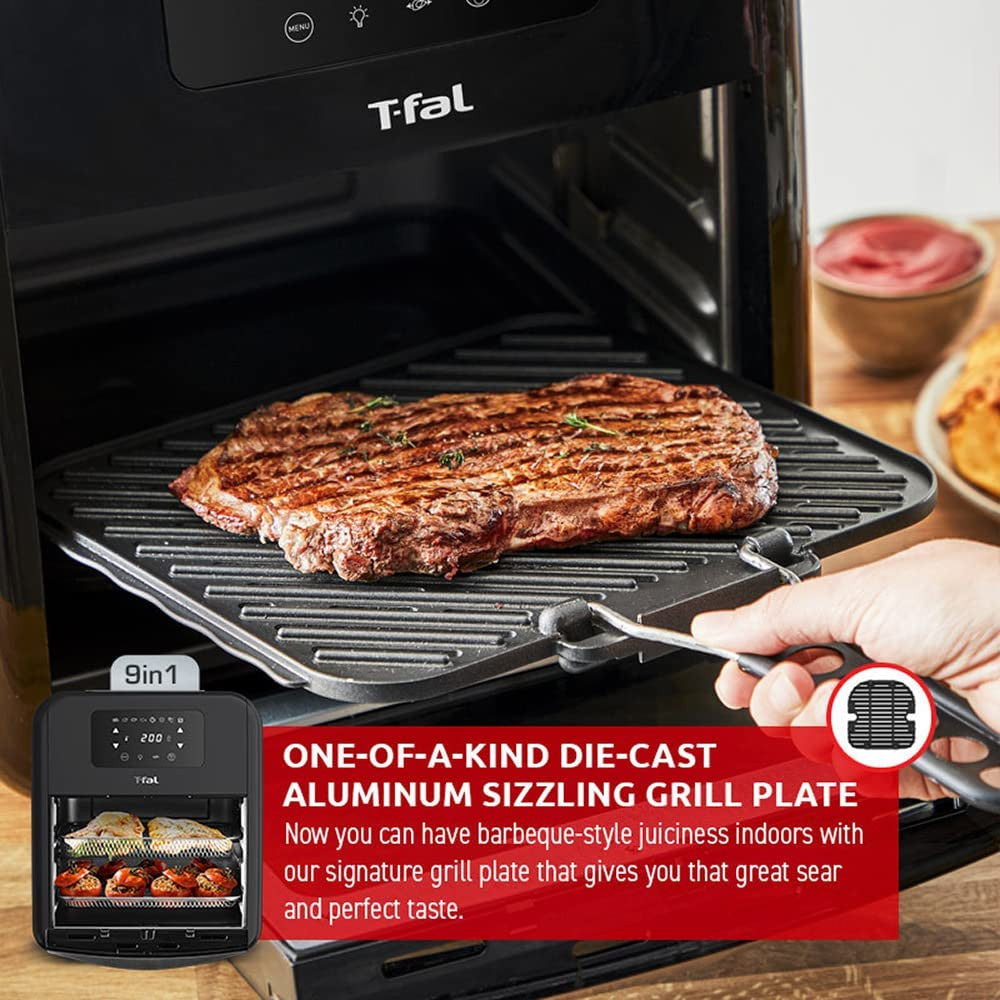 T-FAL Easy Fry Toast Oven and Grill 9-in-1 air fryer oven - Blemished package with full warranty - FW501850