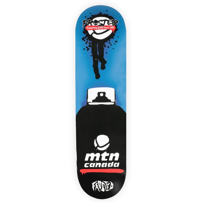 Frosted Skateboards x MTN 'F&M Throwy' Skate Deck - Blue