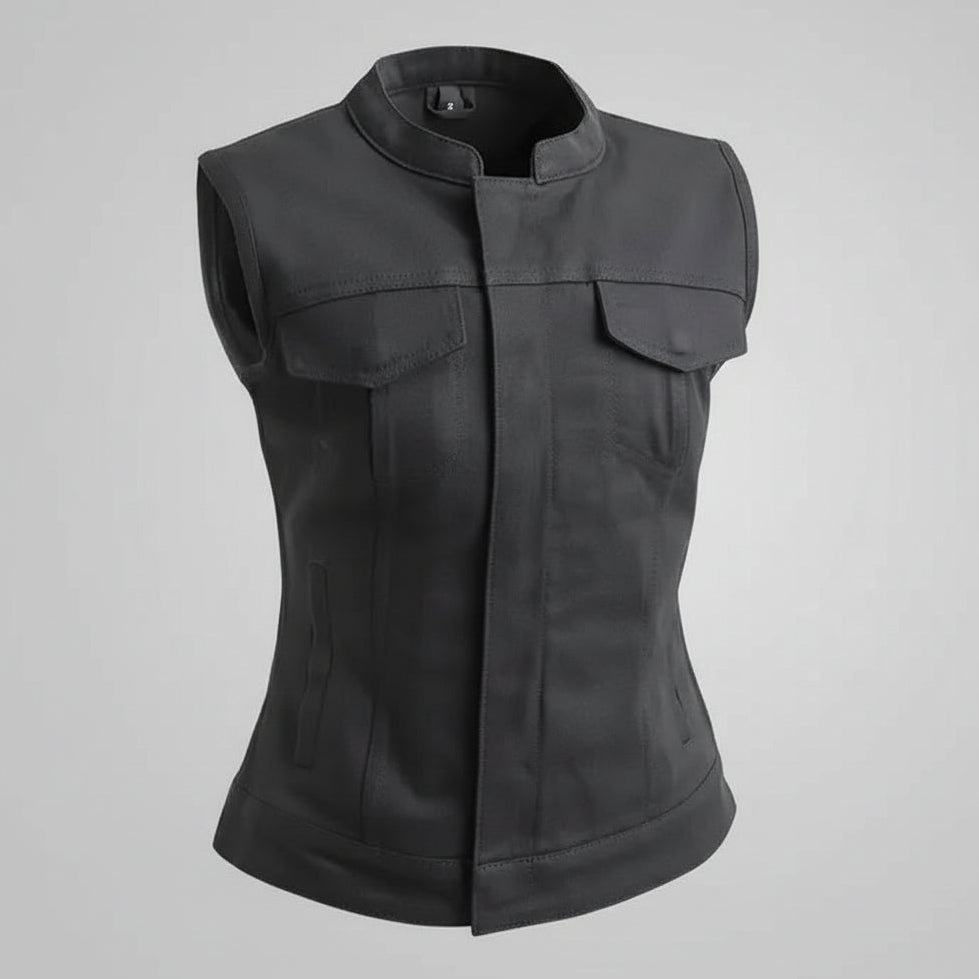 First MFG Co. Women's Lexy Motorcycle Twill Vest