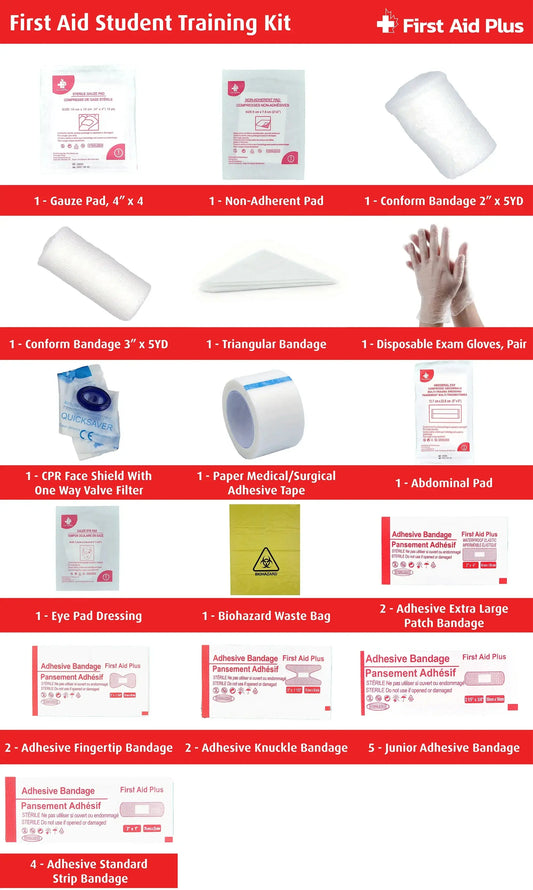 Kit de formation de secourisme pour étudiants