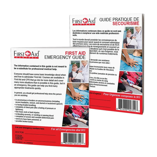 Guide de poche de premiers secours, (EN/FR)