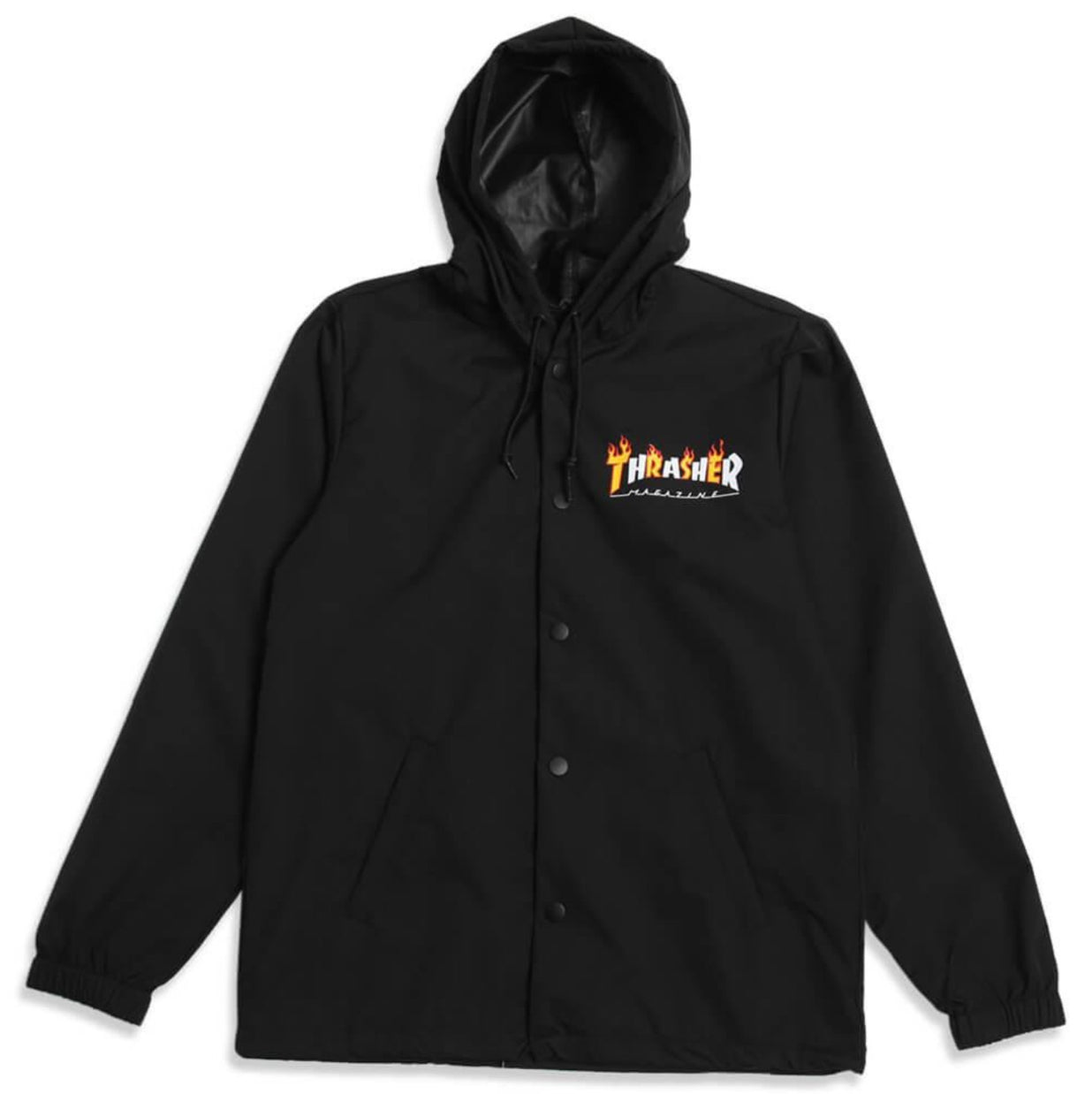Thrasher 'Flame Mag' Windbreaker - Black