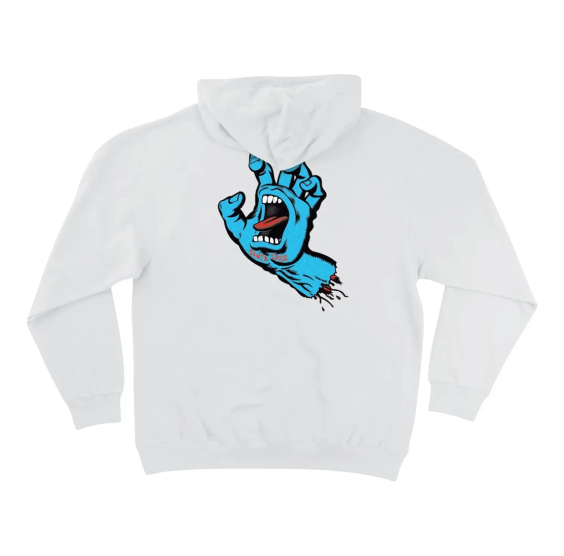 Santa Cruz 'Screaming Hand' Hoodie - White
