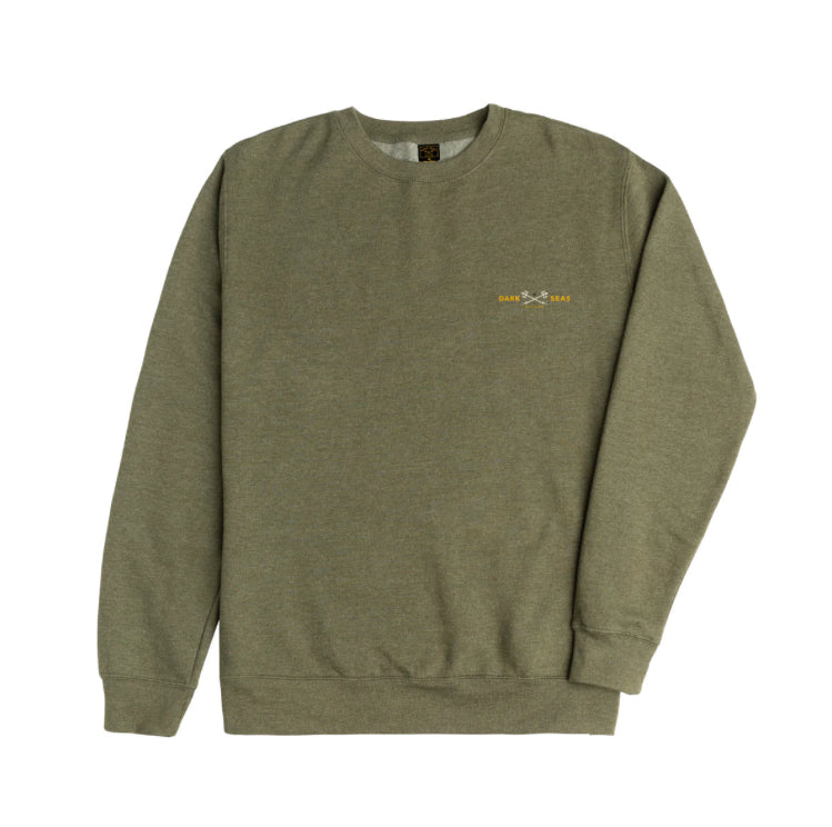 Dark Seas 'Headmaster' Sweatshirt - Army Green