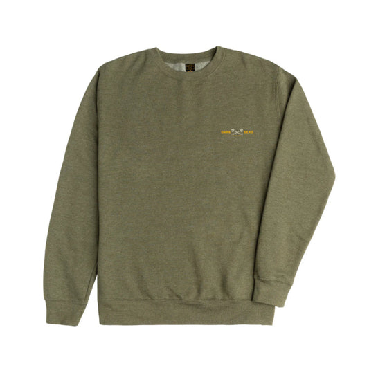 Dark Seas 'Headmaster' Sweatshirt - Army Green